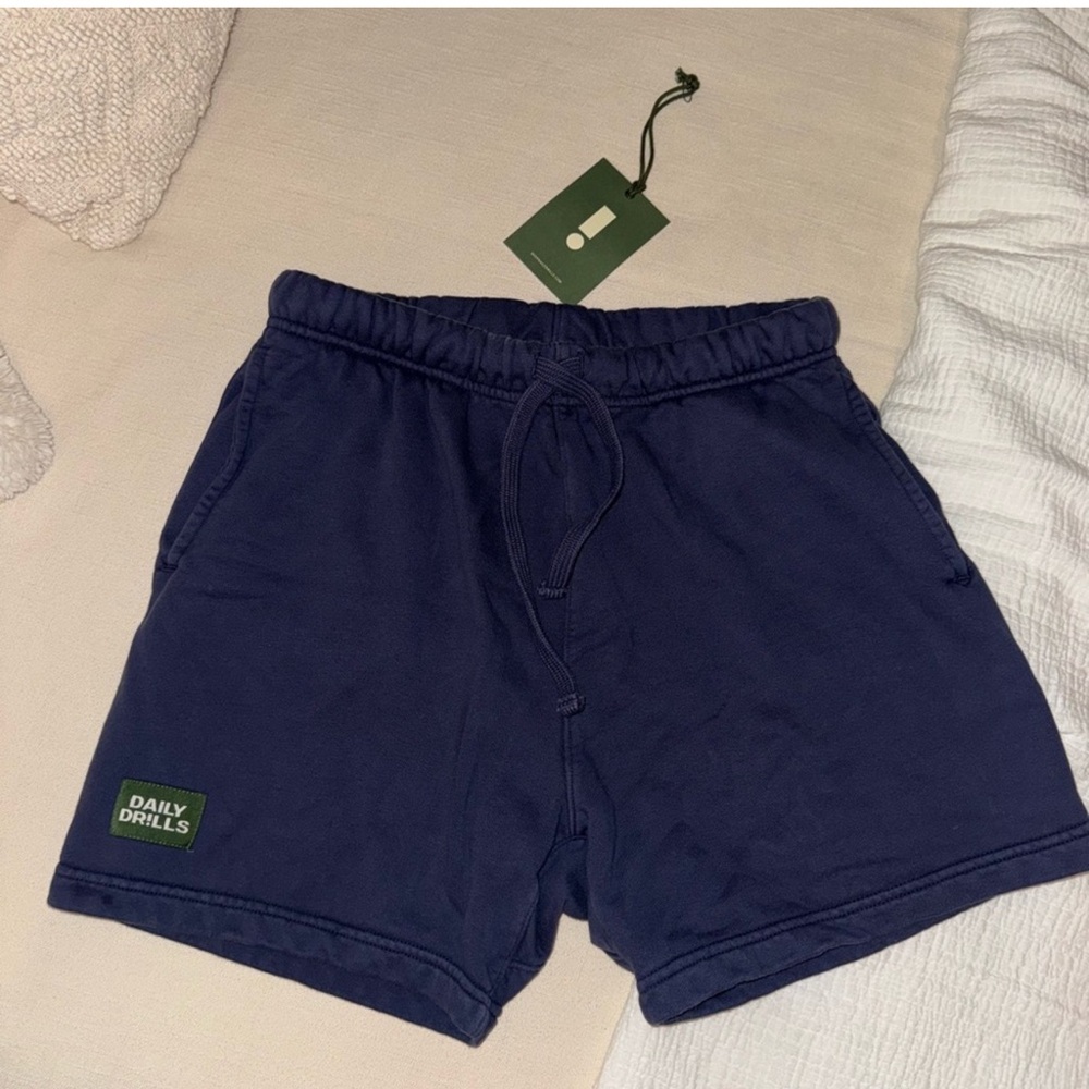 Daily Drills Deep Blue Casual Shorts